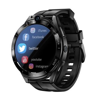 Smartwatch LOKMAT APPLLP 2 PRO | 6GB | 128GB | 1.6'' | Android 11 | 4G | GPS | Câmara - Preto - 1
