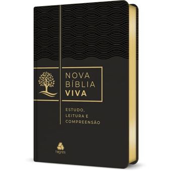 Nova Bíblia Viva: Estudo, Leitura E Compreensão - Preto - 1