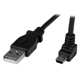 Cabo Usb StarTech.com Cabo Mini USB de 1 m - A para Mini B ângulo superior | Preto - 1
