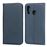 Capa Magunivers PU Absorvido Automaticamente com Apoio Azul para Samsung Galaxy A40_0
