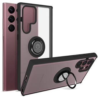 Capa MisterCapas para Samsung Galaxy S24 Ultra Smoked Anel - Preto - 1