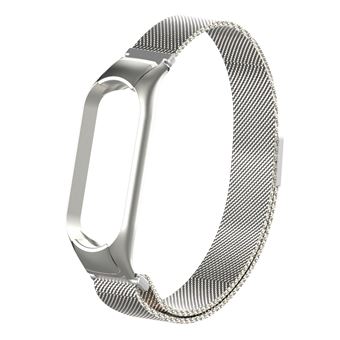 Bracelete de Aço Inoxidável HSMY para Xiaomi Mi Band 5 - Prata - 1