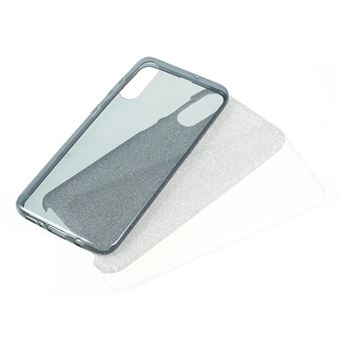 Capa TPU combinação de papel flash azul para Samsung Galaxy A50