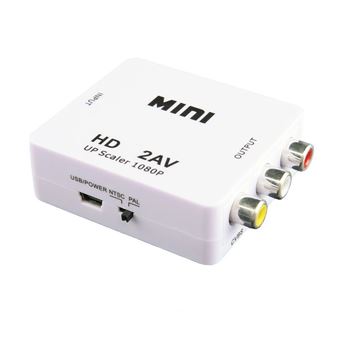 Conversor HDMI para AV Orysin | Saída RCA Áudio/Vídeo Analógico 1080P - 1