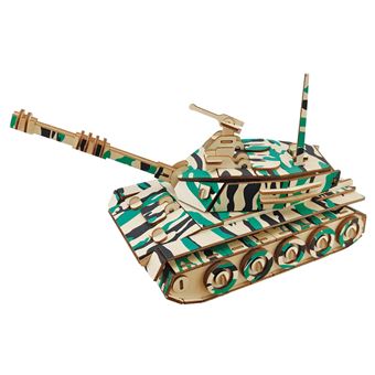 Puzzle 3D HSMY de 152 Peças XC-G001H - Tanque - 1
