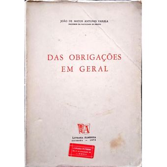 Das obrigações em geral. - 1