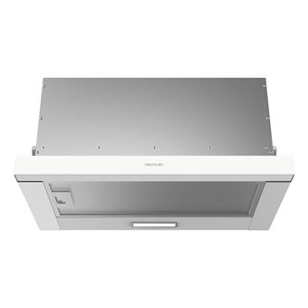 Exaustor Telescópico Cecotec Bolero Flux TLM 603500 White A | 60 cm | 350 m³/h | 65 dB | A | Aço inoxidável, Branco - 1