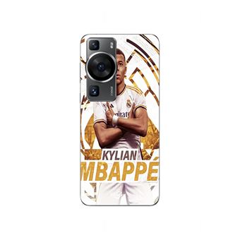 Capa Maniacase para Huawei P60 | Kylian Mbappe Real Madrid Papel de Parede Celebração - 1