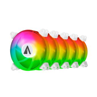 Ventoinha para Pc ABYSM Arc Light ARGB 120mm Kit 5 | Branco - 1
