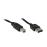 Cabo USB Alcasa USB 2.0 A/B, 0.5m 0.5m USB A USB B Preto_0