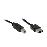 Cabo USB Alcasa USB 2.0 A/B, 0.5m 0.5m USB A USB B Preto_1