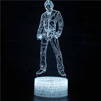 Lâmpada 3D HSMY | Infantil | Multicolorido com Controlo Remoto | THE KING OF FIGHTERS | 687 - 1