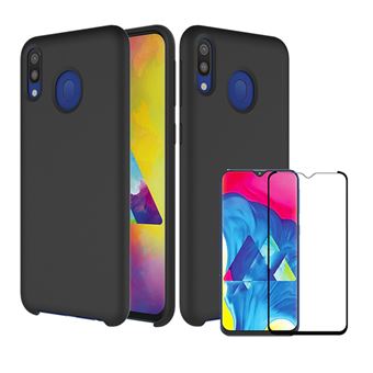 Kit Película de Vidro 5D Full Cover e Capa Silicone Líquido Phonecare para Samsung A30 - 1