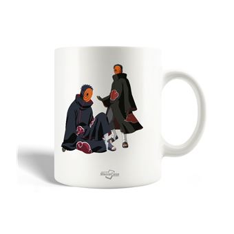 Caneca Maniacase Máscara do Clã Uchiha Naruto Manga Anime - 1