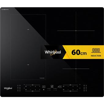 Placa de Indução Whirlpool WL B4060 CPNE | Elétrica | 59 cm | 4 Zonas | Preto - 1
