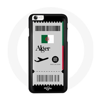 Capa Maniacase para Iphone 6 desenhe Um Cartão de embarque A Bordo Do Avião Argelino - 1