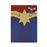 Caderno A5 Marvel Captain Marvel_0