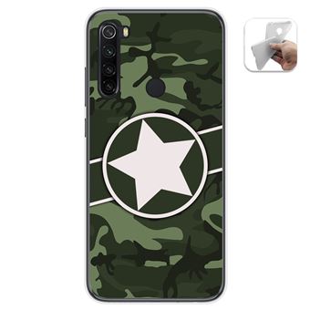 Capa Tumundosmartphone de Gel TPU para Xiaomi Redmi Note 8T Design de camuflagem 01 Desenhos - 1