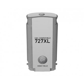 Tinteiro Compatível com Hp 727 Gris B3P24A/F9J80A - 1