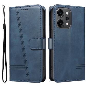 Capa FOXDOCK para Oppo Reno 14 PRO 5G | Fecho Magnético | Compartimentos para Cartões e Suporte | Pele PU | À Prova de Choque | Azul - 1