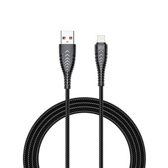 Cabo Usb VEGER CABLE  USB-A/LIGHTNING 2.0 1.2M NEGRO | Preto - 1
