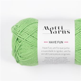Linha Matti Yarns Have Fun Amigurumi 8003 | Maça Verde - 1