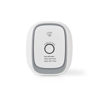 Detetor de Gás Nedis SmartLife | Prateado, Branco - 1