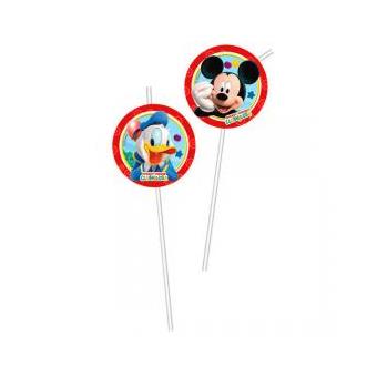 Conjunto 6 Palhinhas Mickey Disney Playful Sortido