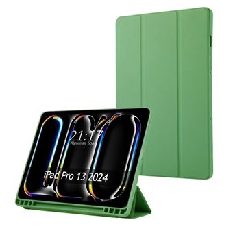 Capa TUMUNDOSMARTPHONE flip inteligente para Apple iPad Pro 2024 13 (M4) | Verde - 1