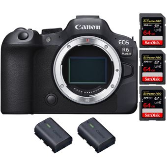 Canon EOS R6 Mark II ( R6II ) + 3 SanDisk 64GB Extreme PRO UHS-II 300 MB/s + 2 Canon LP-E6NH + PDF 20 Técnicas para Melhorar as suas Fotografias - 1