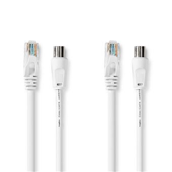 Cabo Coaxial Nedis CSGL4500WT15 | Branco - 1