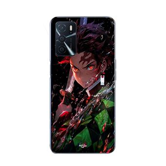 Capa Maniacase para Oppo A16s Demon Slayer Tanjiro Kamado angry manga anime - 1