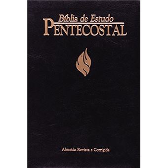 Biblia De Estudo Pentecostal - Pequena. Luxo. Preta - 1