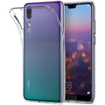 Capa em Silicone Anti-Choque Yiou para Huawei P20 lite - Transparente - 1