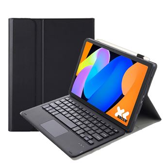 Capa com Teclado Bluetooth FOXDOCK para Lenovo Idea Tab (11 ") | Teclas Quadradas | Função Touchscreen | Preto - 1