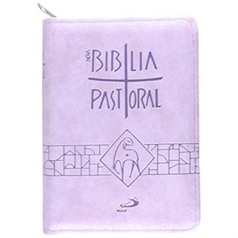 Nova Bíblia Pastoral De Bolso. Capa Zíper Lilás - 1