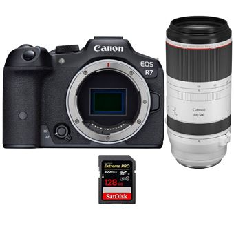 Canon EOS R7 + RF 100-500mm F4.5-7.1 L IS USM + 1 SanDisk 128GB Extreme PRO UHS-II SDXC 300 MB/s + PDF 15 Técnicas para Melhorar as suas Fotografias - 1