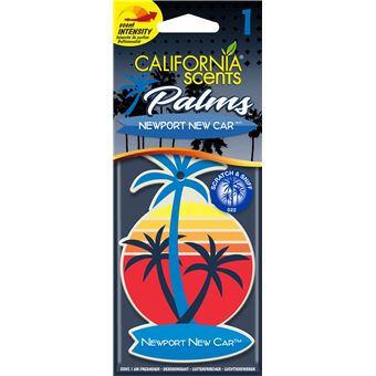 Ambientador de Carro California Car Scents - Aroma de Carro Novo | Palmeira de Papel - 1 Unidade - 1