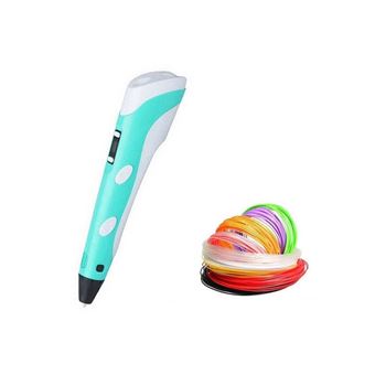 Caneta 3D F+ | Temperatura Ajustável + 50m PLA + Acessórios - 1