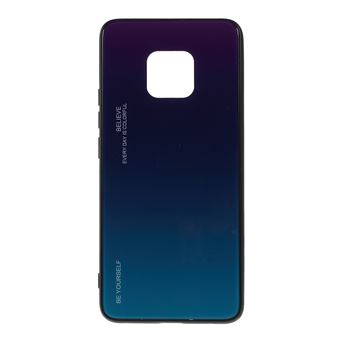 Capa TPU vidro híbrido gradiente roxo/azul para Huawei Mate 20 Pro - 1