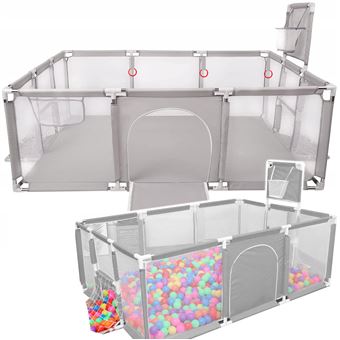 Parque para Bebés Tavalax - Cinza - 1