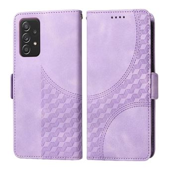 Capa FLOODKING para Samsung Galaxy A52s | Design Acolchoado | Couro PU Premium | Roxo - 1