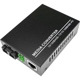 Conversor de Fibra Ótica BeMatik 100 Mbps Monomodo 20km SC para RJ - 1