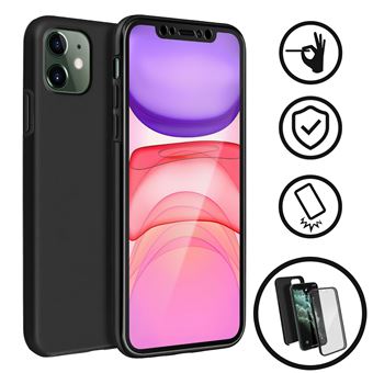 Capa Avizar para iPhone 11 | 360º | Silicone + Policarbonato - Preto - 1