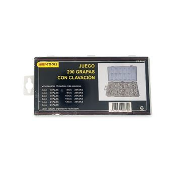 Caixa de Rebites Wolf-Tools para Prender Fio Elétrico - 1