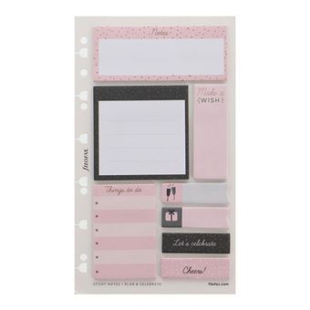 Conjunto de Blocos de Notas Aderentes Filofax | Confetti 132702 | 8 Unidades - 1