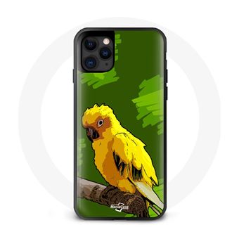 Capa Maniacase para Iphone 11 Pro Max Periquito Amarelo - 1