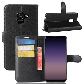Capa Carteira Tipo Livro Wallet Multi4you para Samsung Galaxy J6 - Preto - 1