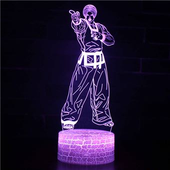 Lâmpada 3D HSMY | Infantil | Multicolorido com Controlo Remoto | THE KING OF FIGHTERS | 688 - 1