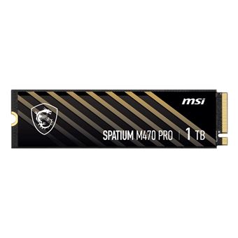 Disco SSD MSI Spatium M470 PRO PCIe 4.0 NVMe M.2 1TB | 1 TB - 1
